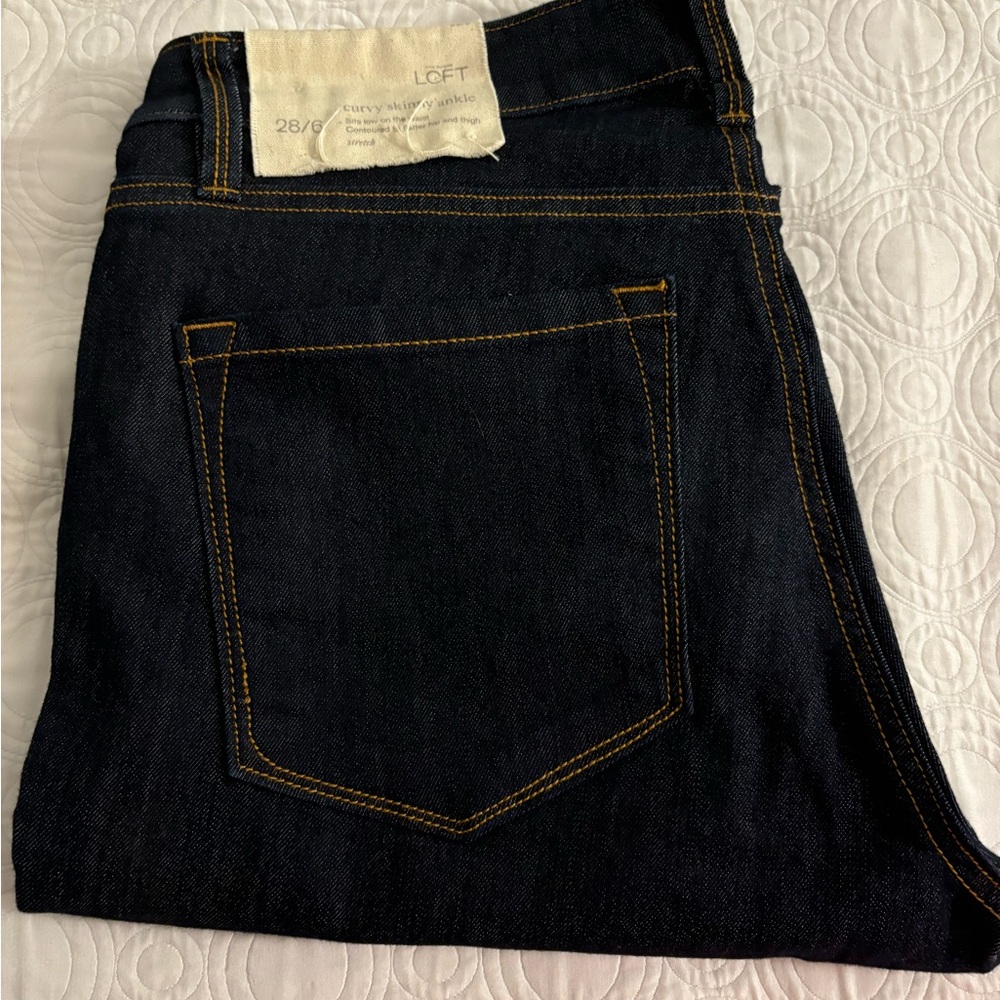 LOFT woman’s Dark Blue Denim Jeans